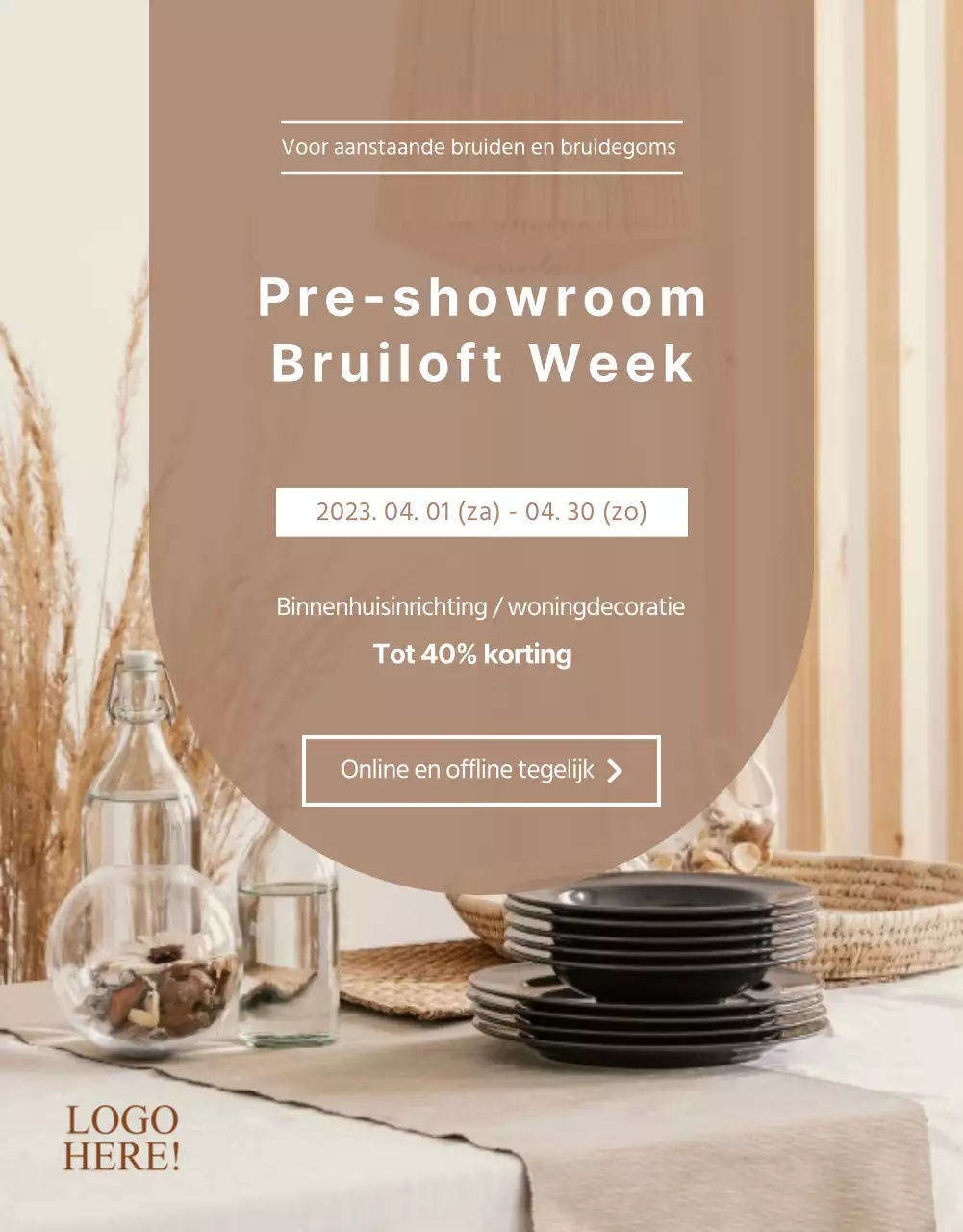 Bruiloft Week in Beige