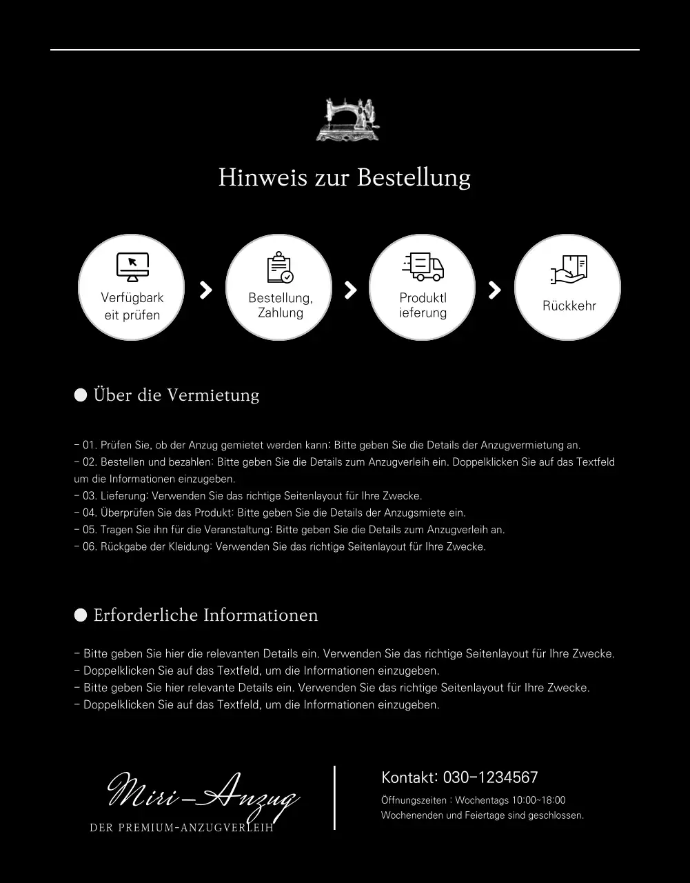 Detailseite von Greytone's Spezialgeschäft für Herrenanzüge und Anzugverleih