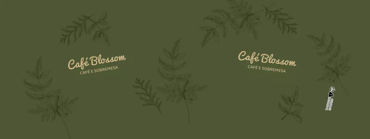 Café de Ilustração da Linha Verde