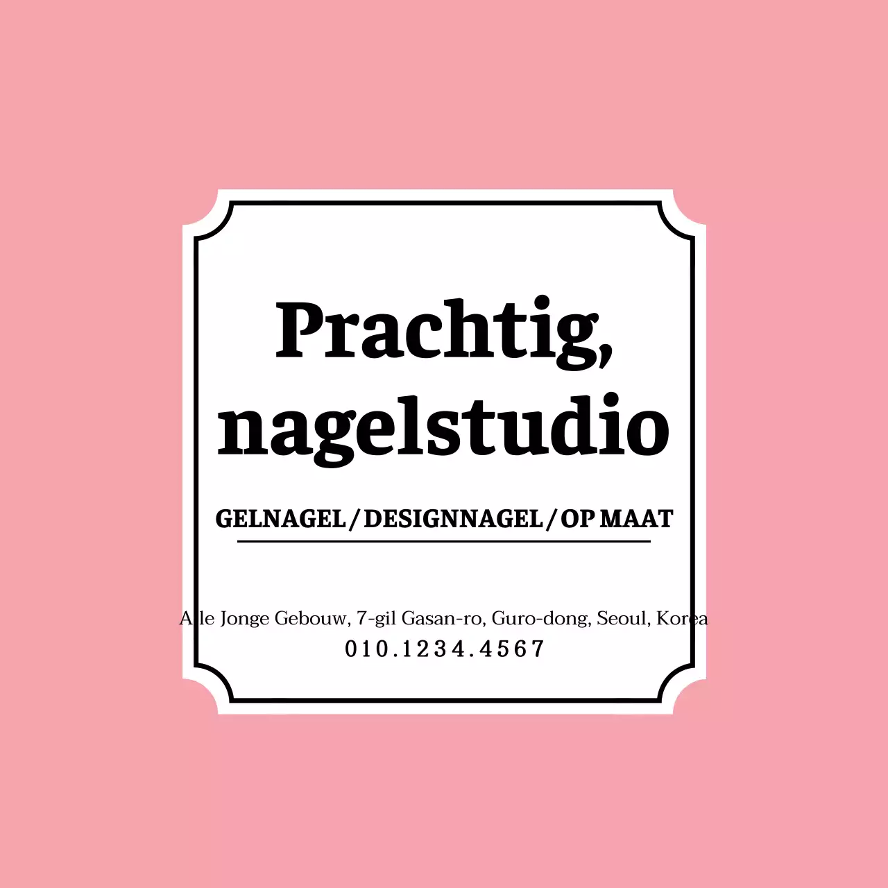 Mooie nagelsalon