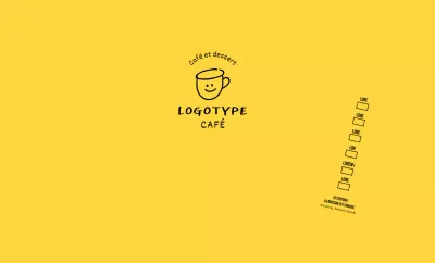 Illustration jaune dessinée à la main