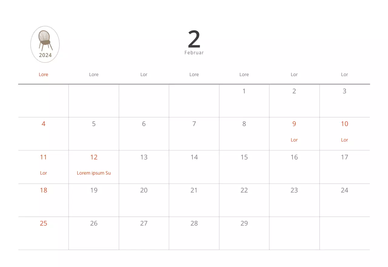 Einfache, natürliche Möbel in Beige und neutralen Farben