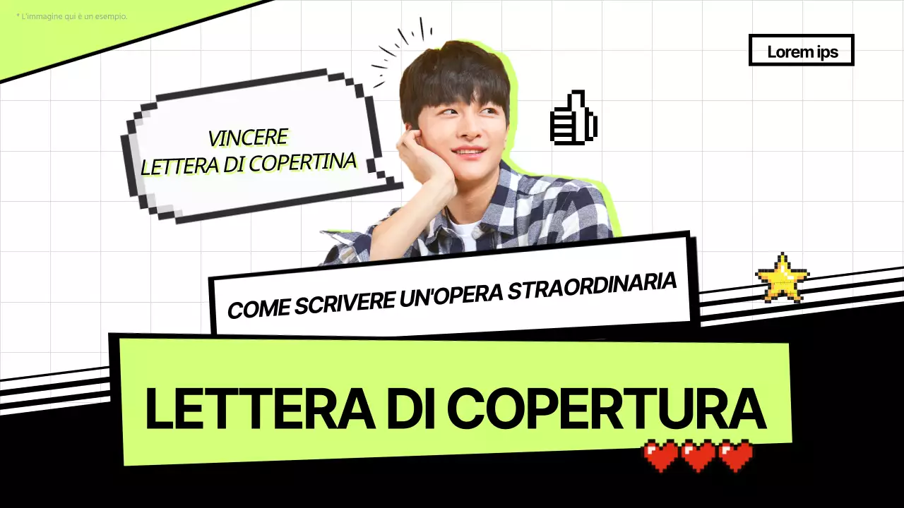 Presentazione del video di presentazione della domanda di lavoro con motivi colorati fluorescenti