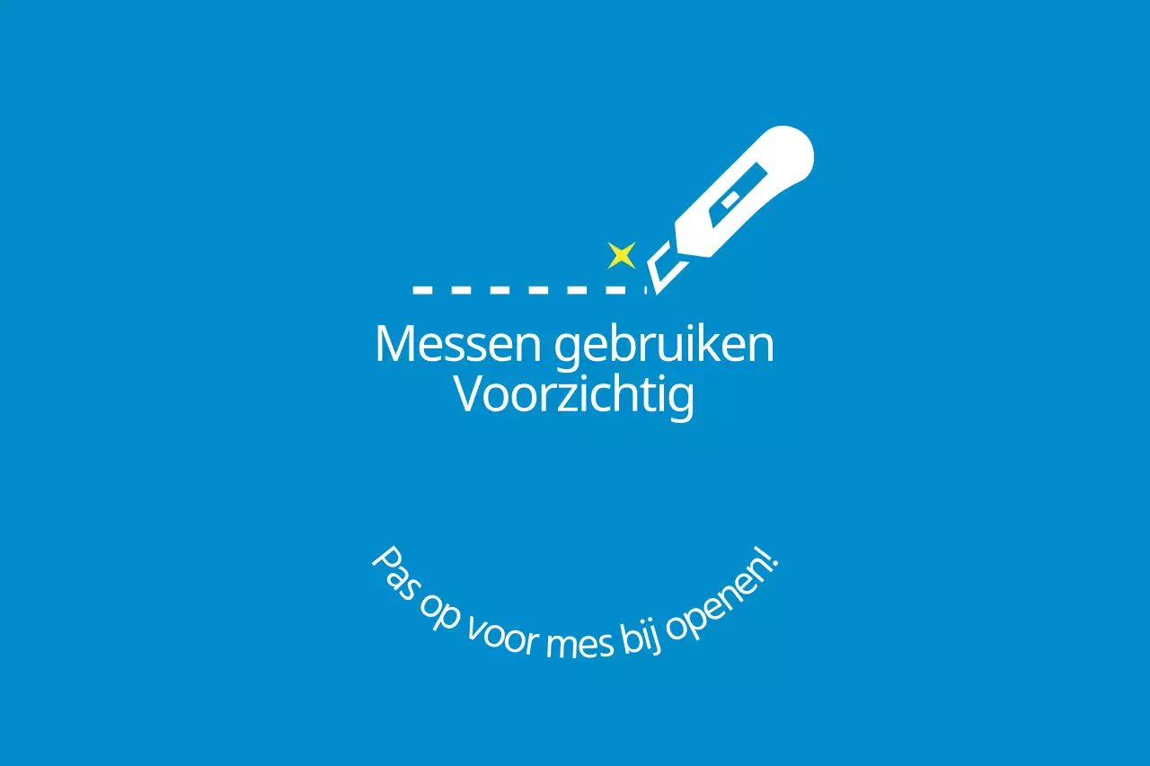 Wees voorzichtig met messen