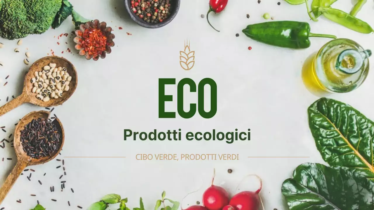 Verde commerciale naturalistico in verde e marrone (Presentazione)