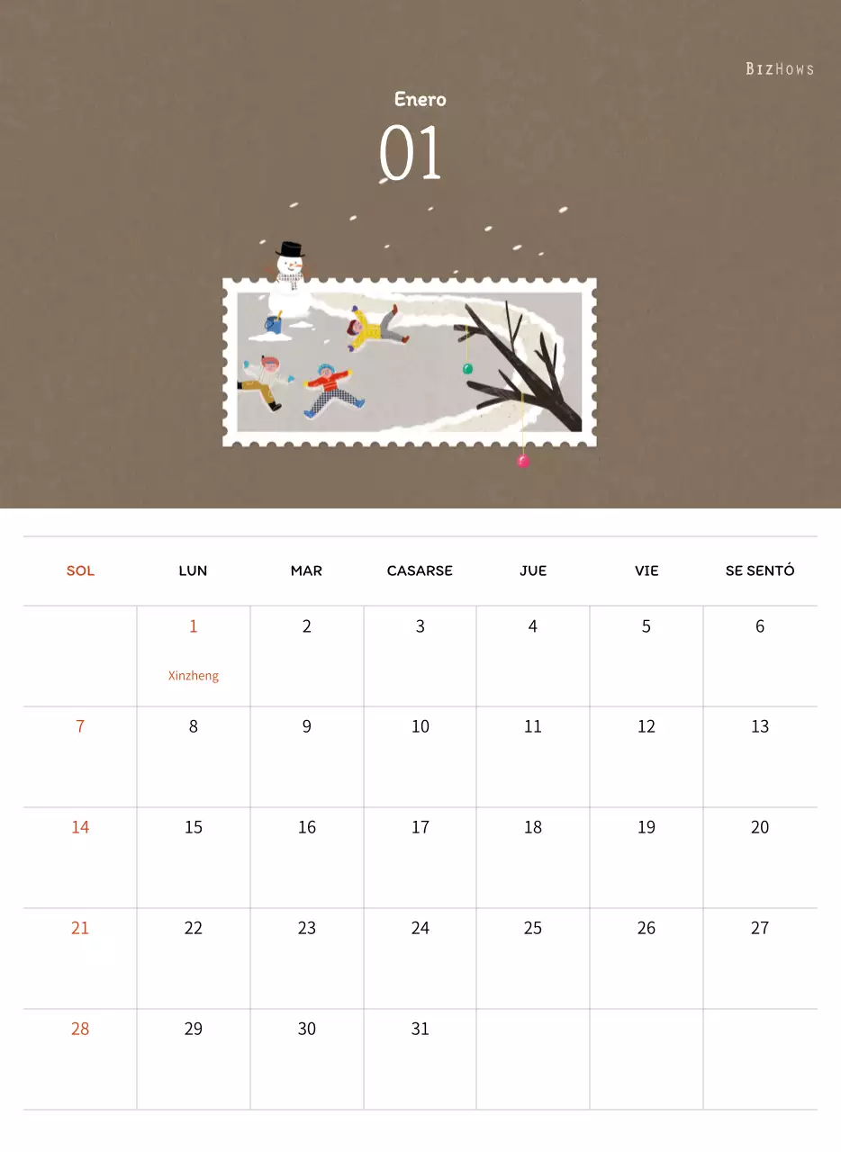 Ilustraciones de sellos con un concepto cálido