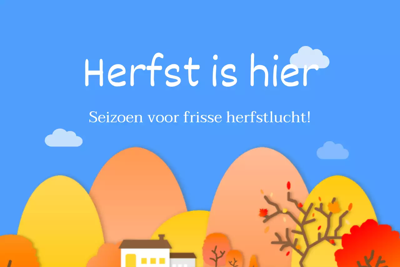 Herfst is hier