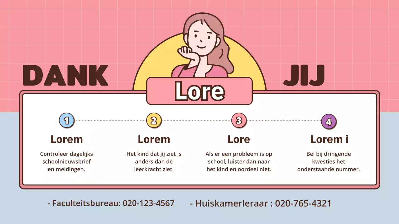 Presentatie voor een ouderavond met schoolthema