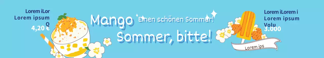 Mango, bitte hab einen Sommer