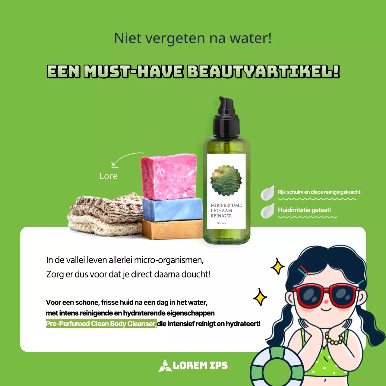 Wat te doen voor en na een schattige blauwe dip