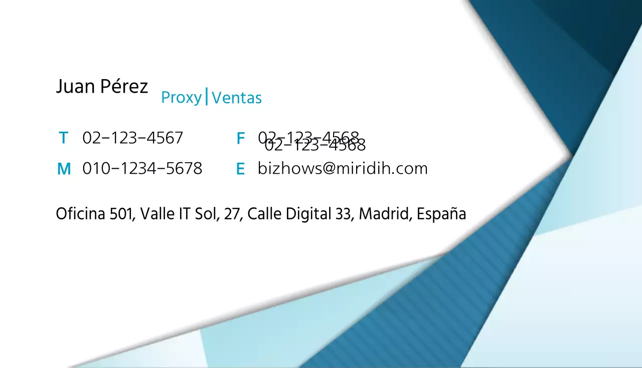 Tarjetas de visita de empresa