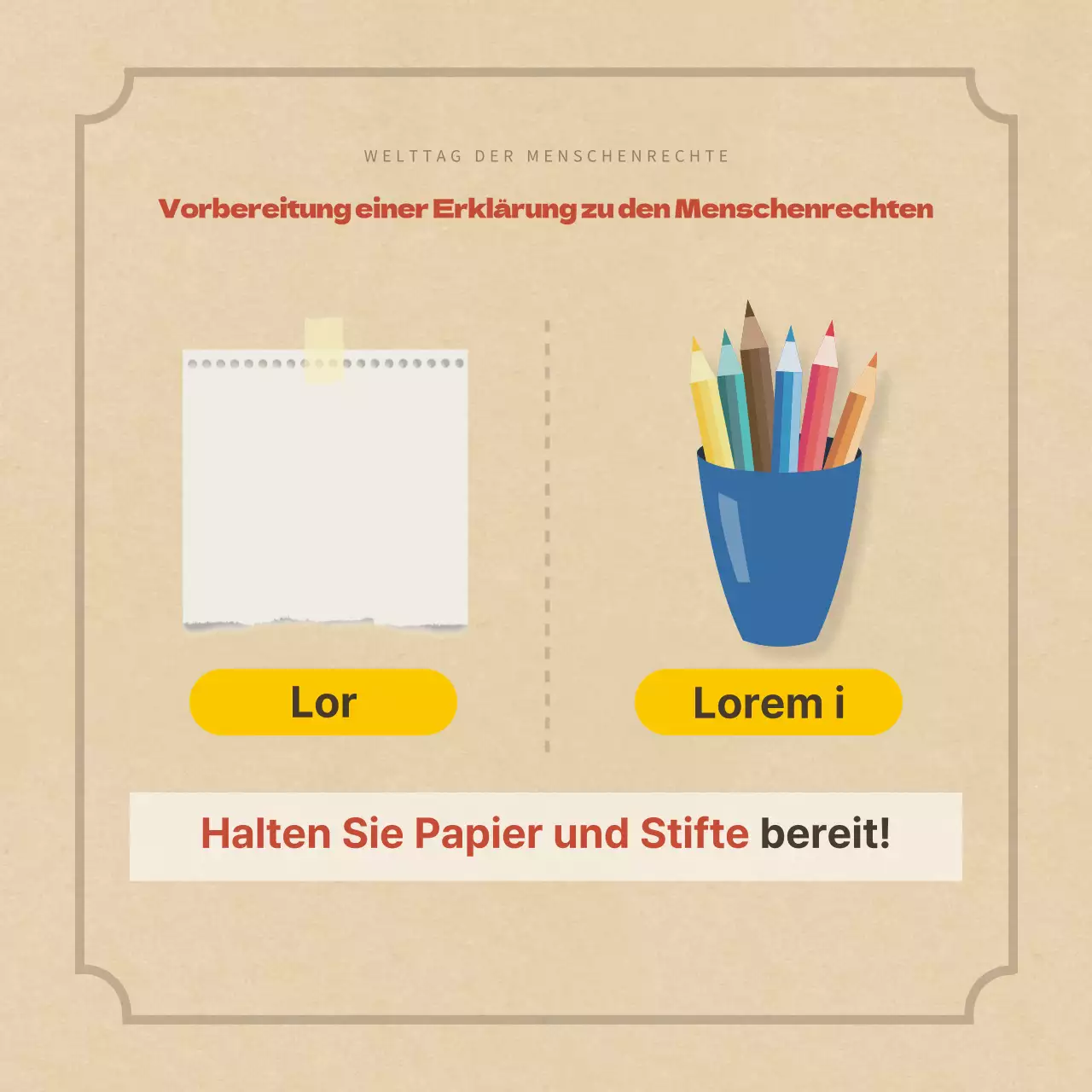 Duclass Weltmenschenrechtstag KarteNews Design