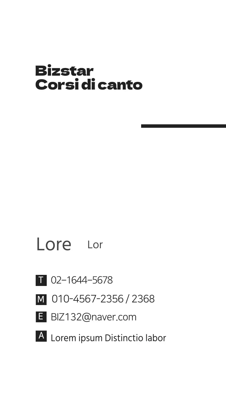 Lezioni di canto Bizstar