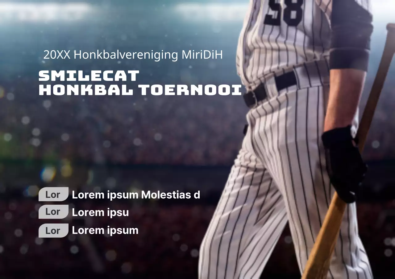 Vriendschappelijke honkbaltoernooien