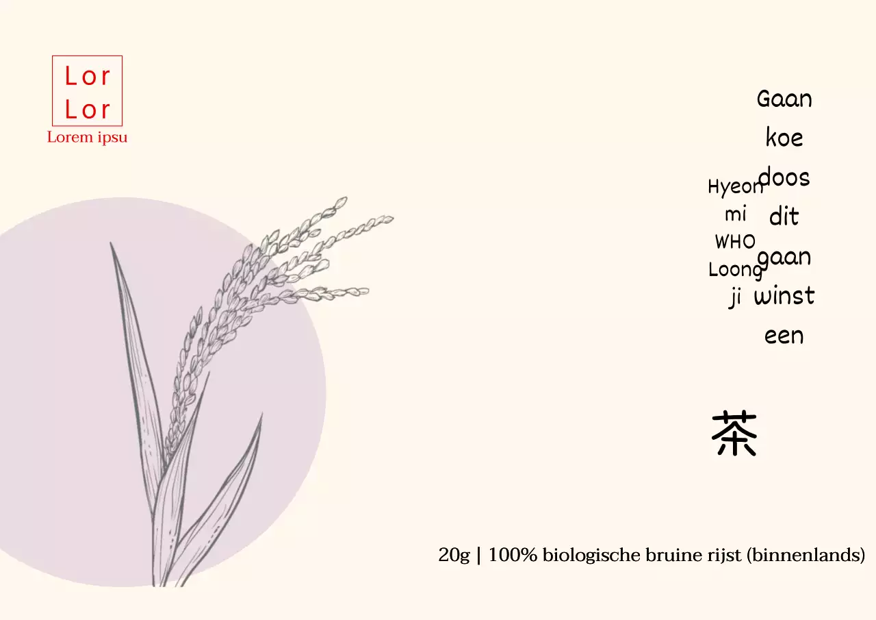 Mauve tekening Nurungjitsa