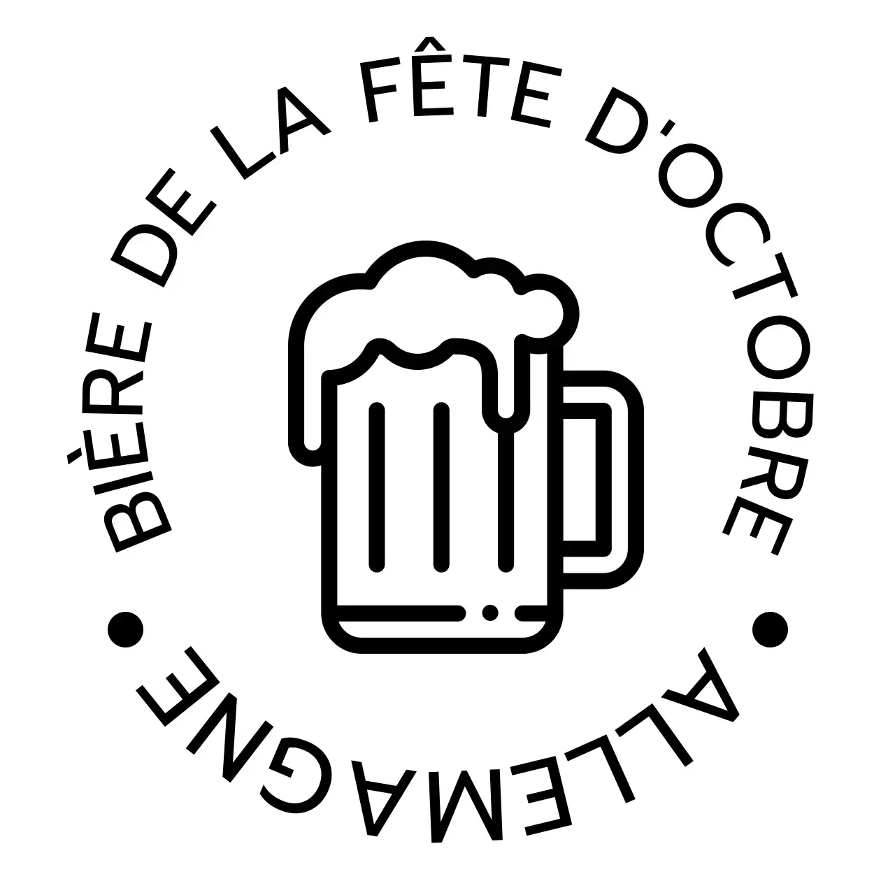 Diverses fêtes nationales avec de simples illustrations en noir