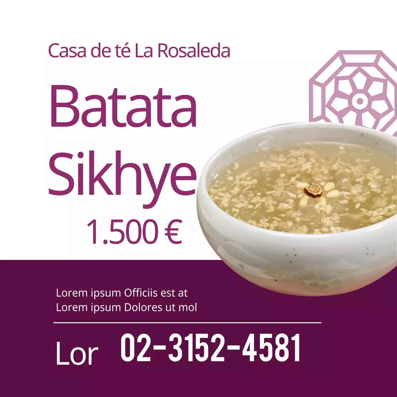 Amazake de batata
