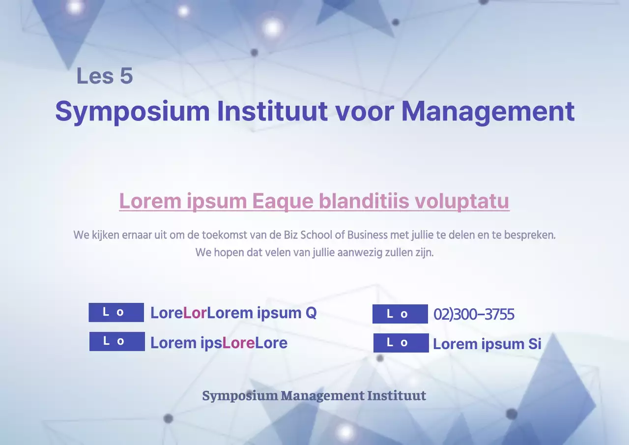 Zakelijke seminars