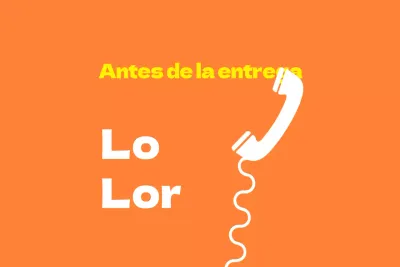 Póngase en contacto con nosotros antes del envío