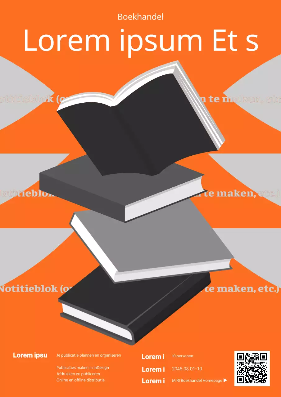 Vet Zwart Moderne Typografie Onafhankelijk uitgeversprogramma