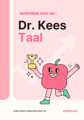 Roze, eenvoudige, op personages geïnspireerde trainingsinhoud