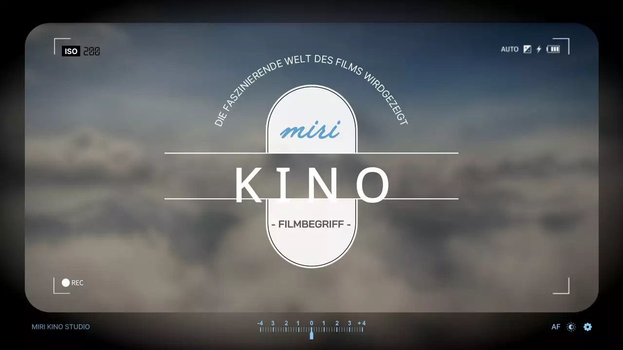 Einführung von Filmbegriffen anhand des Sucherthemas