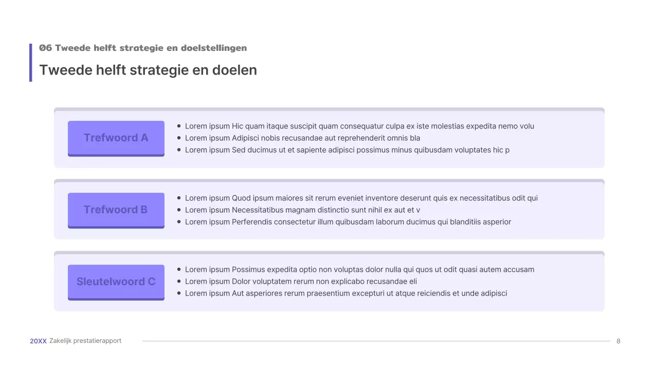 Paarse, driedimensionale UI-concept zakelijke presentatie kit