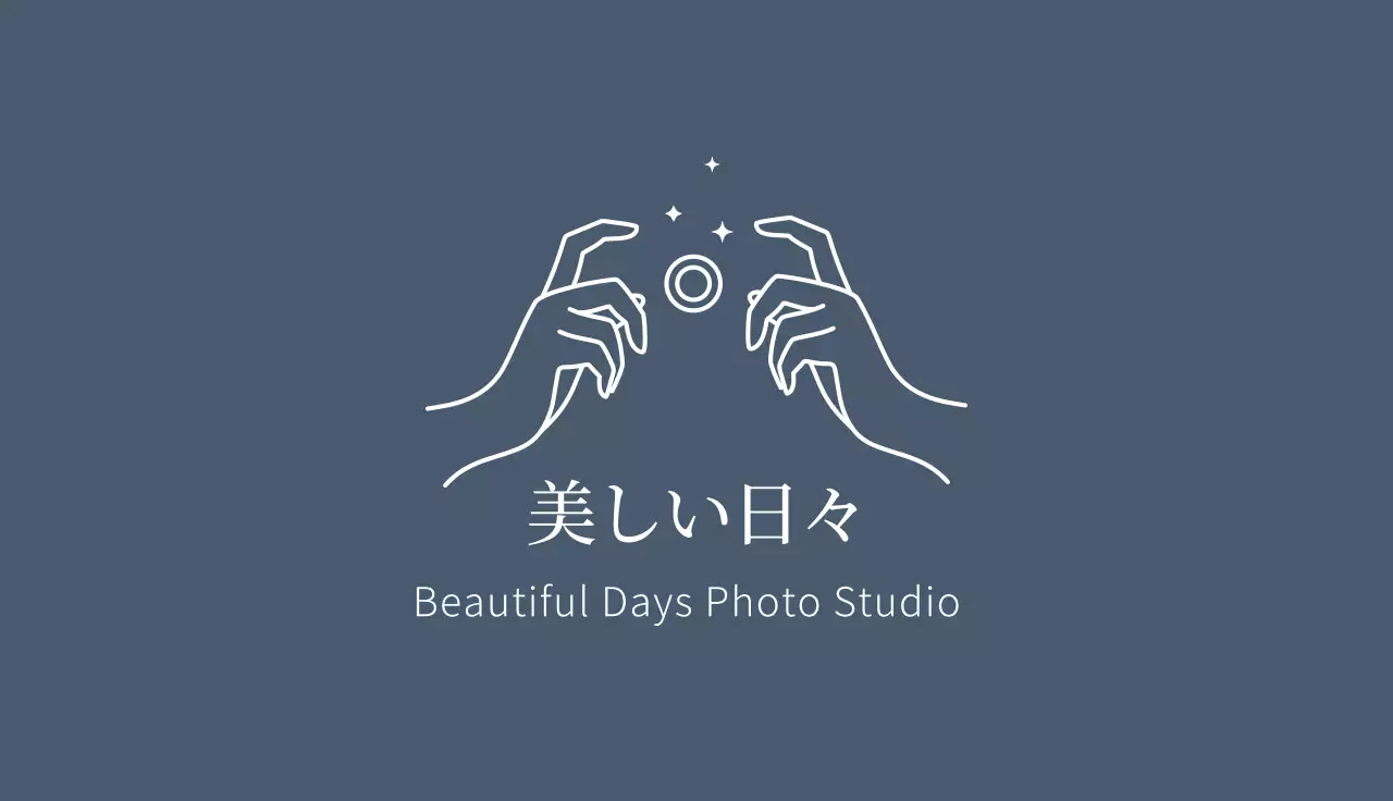 ベージュ シンプル 名刺