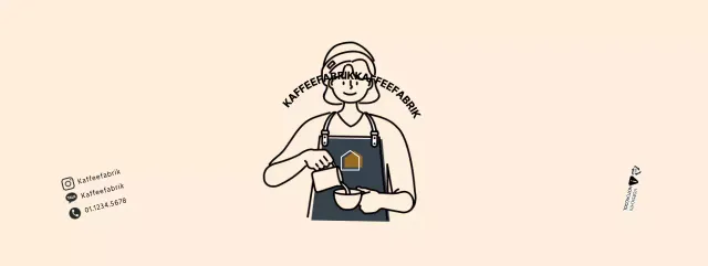 Einfacher Baristylist Cafe-Tassenhalter in Beige