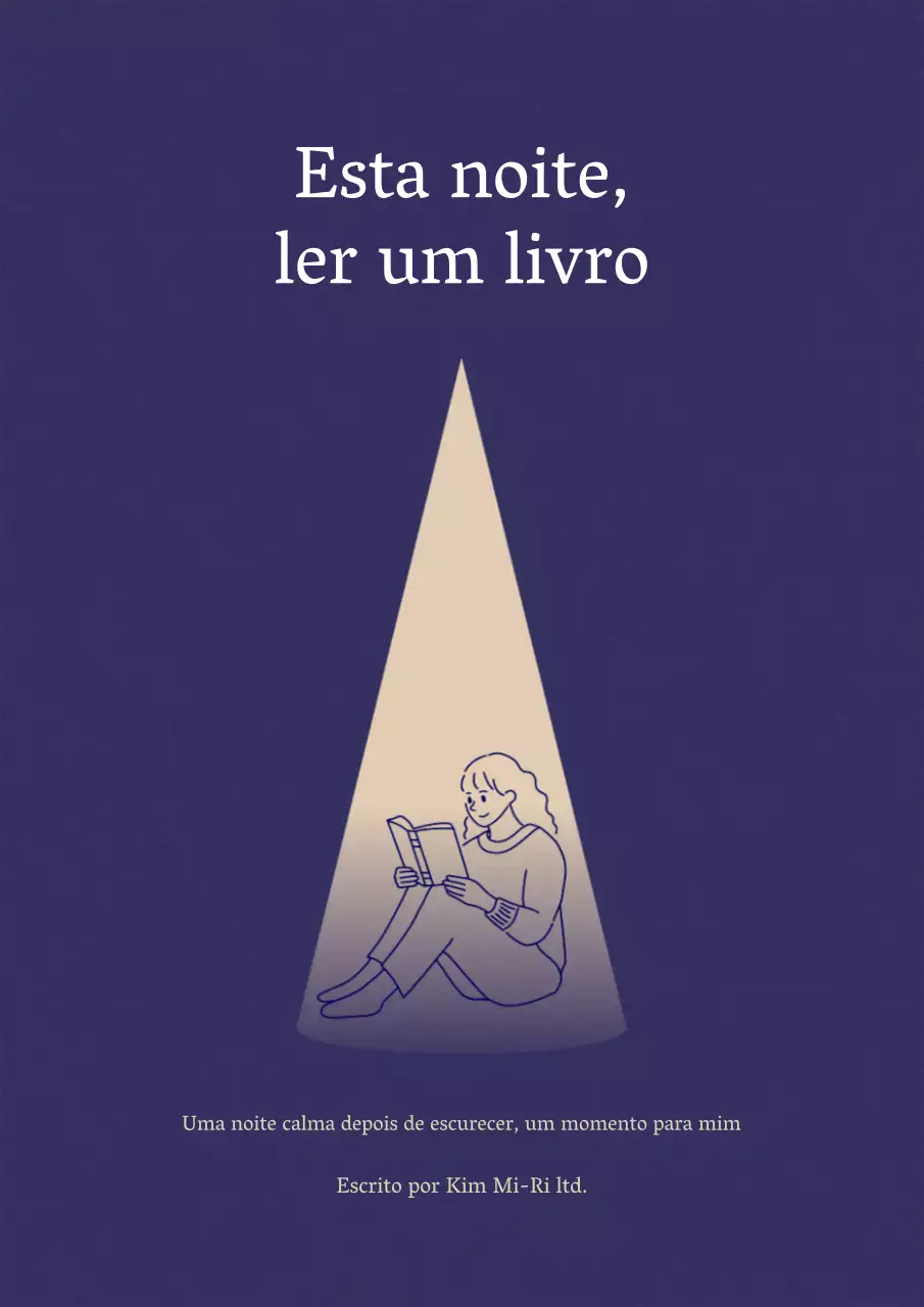 Conteúdo do ensaio de leitura simples e púrpura