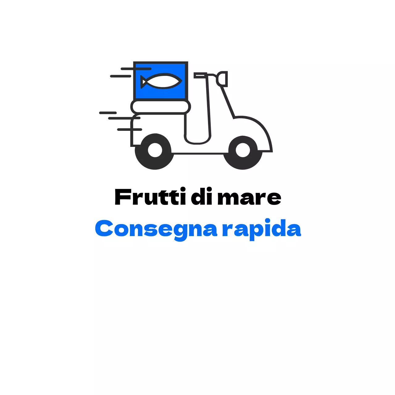 Consegna rapida dei frutti di mare