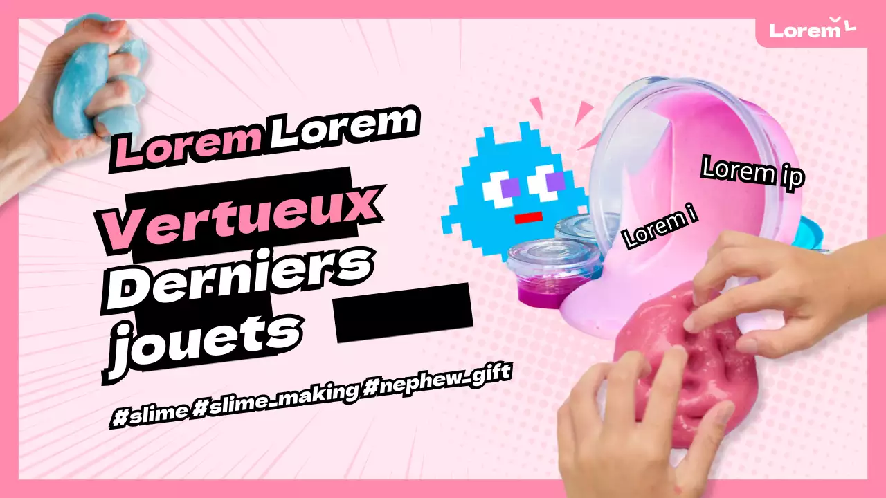 À propos de la vignette YouTube du jouet rose