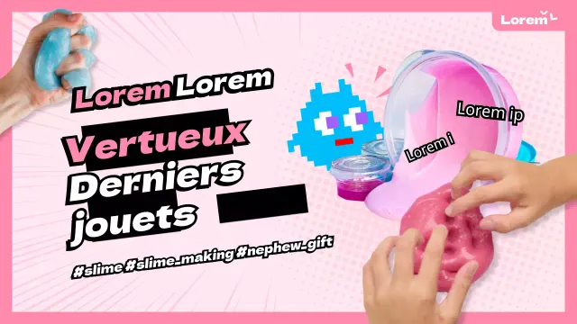 À propos de la vignette YouTube du jouet rose