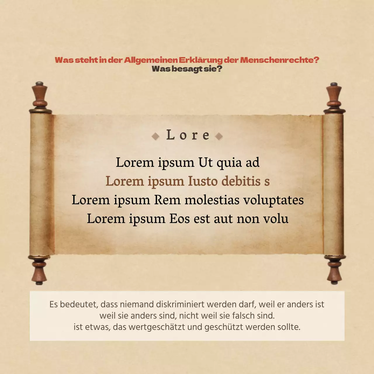 Duclass Weltmenschenrechtstag KarteNews Design