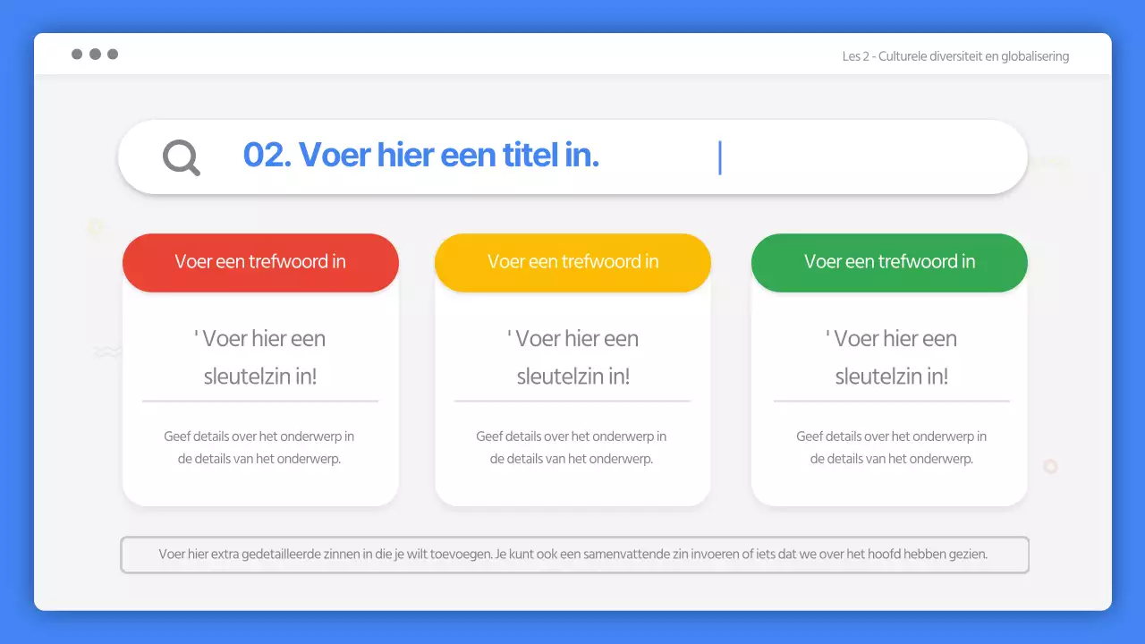 Sociale presentaties