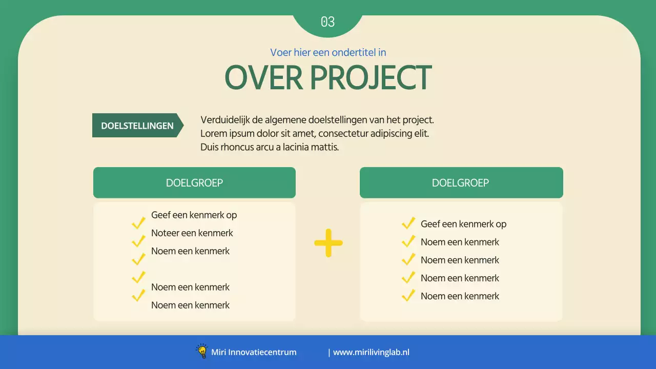 Een eenvoudig groen-blauw bedrijfsvoorstel om homesteading aan te moedigen