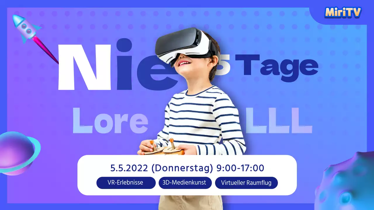 Thumbnail zum Kindertag mit türkisem Hintergrund