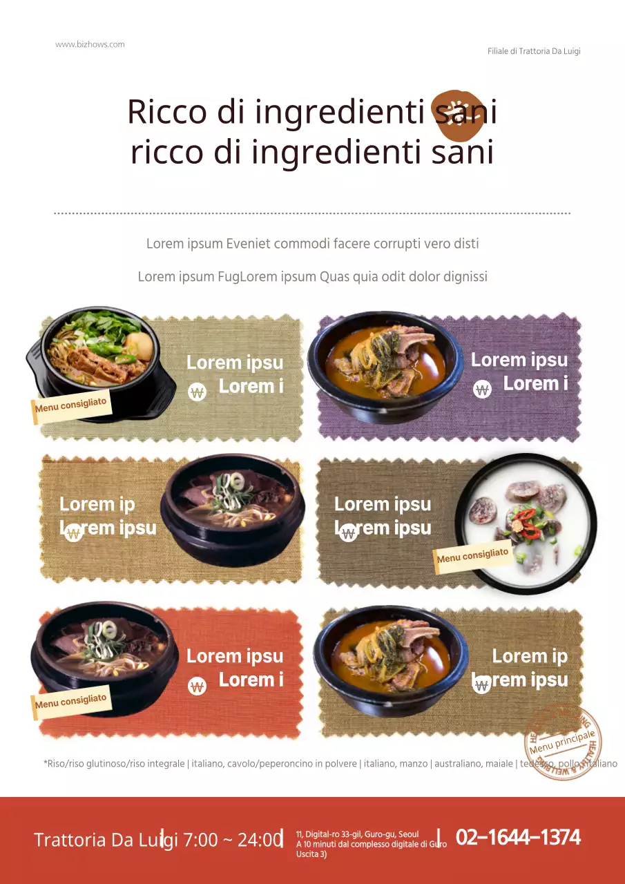 Pubblicizzare le raccomandazioni di ristoranti deliziosi