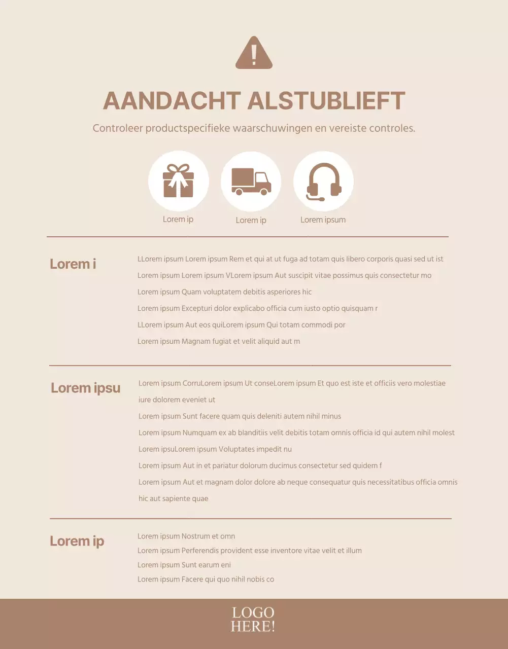 Bruiloft Week in Beige