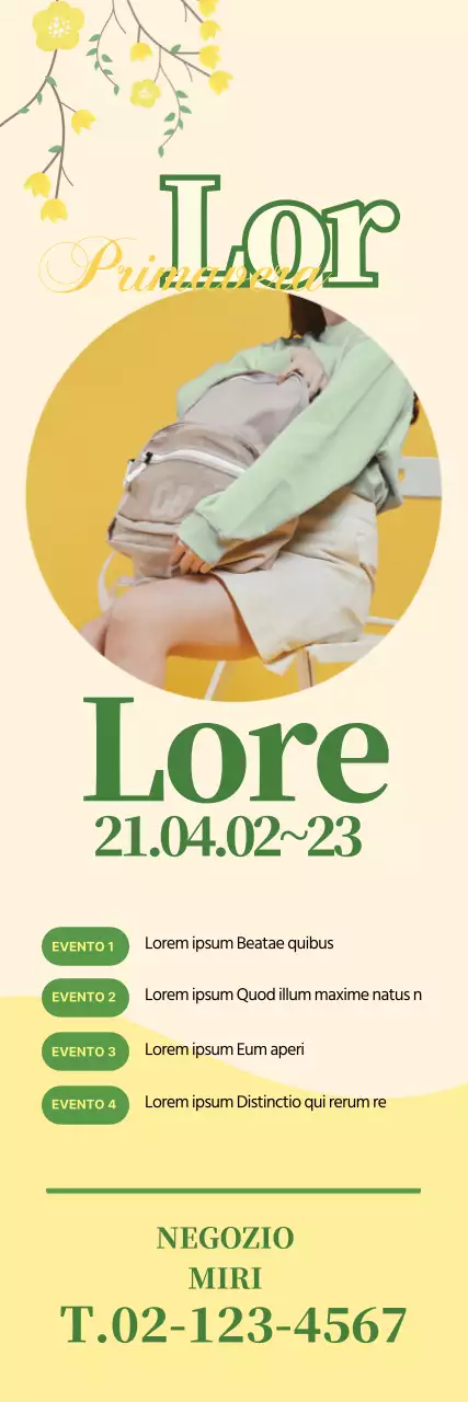 Giallo Verde Foto in evidenza Borse di primavera ordinate Promuovere un evento di vendita