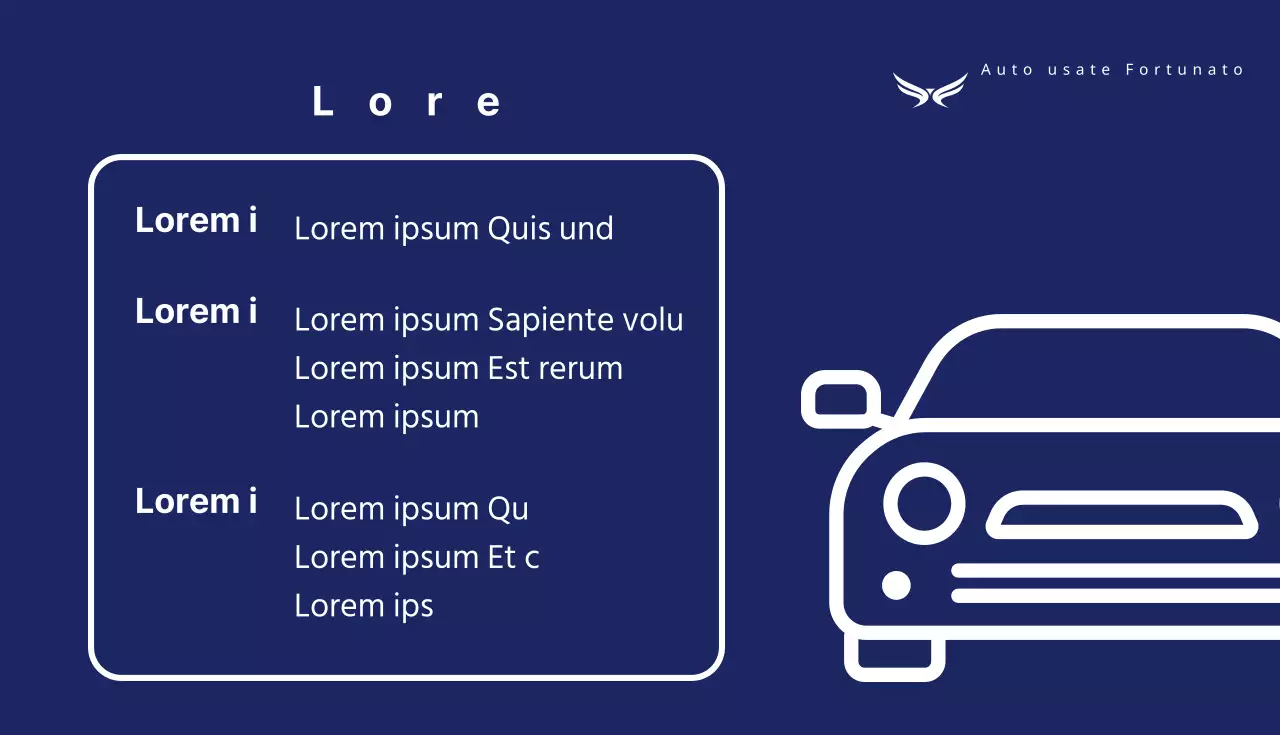 Acquisto di un'auto usata