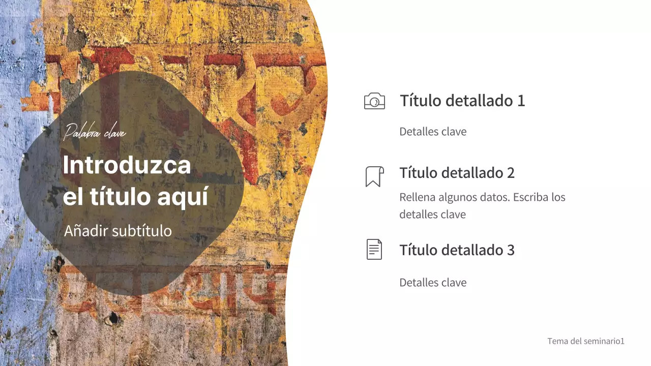 Presentaciones para seminarios