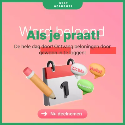 Lerende evenementen in roze