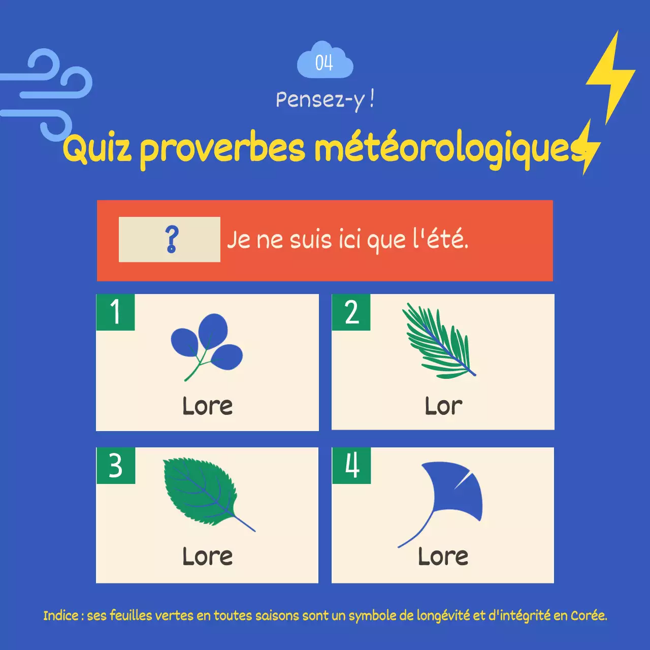 Illustrations colorées Dictons météorologiques amusants