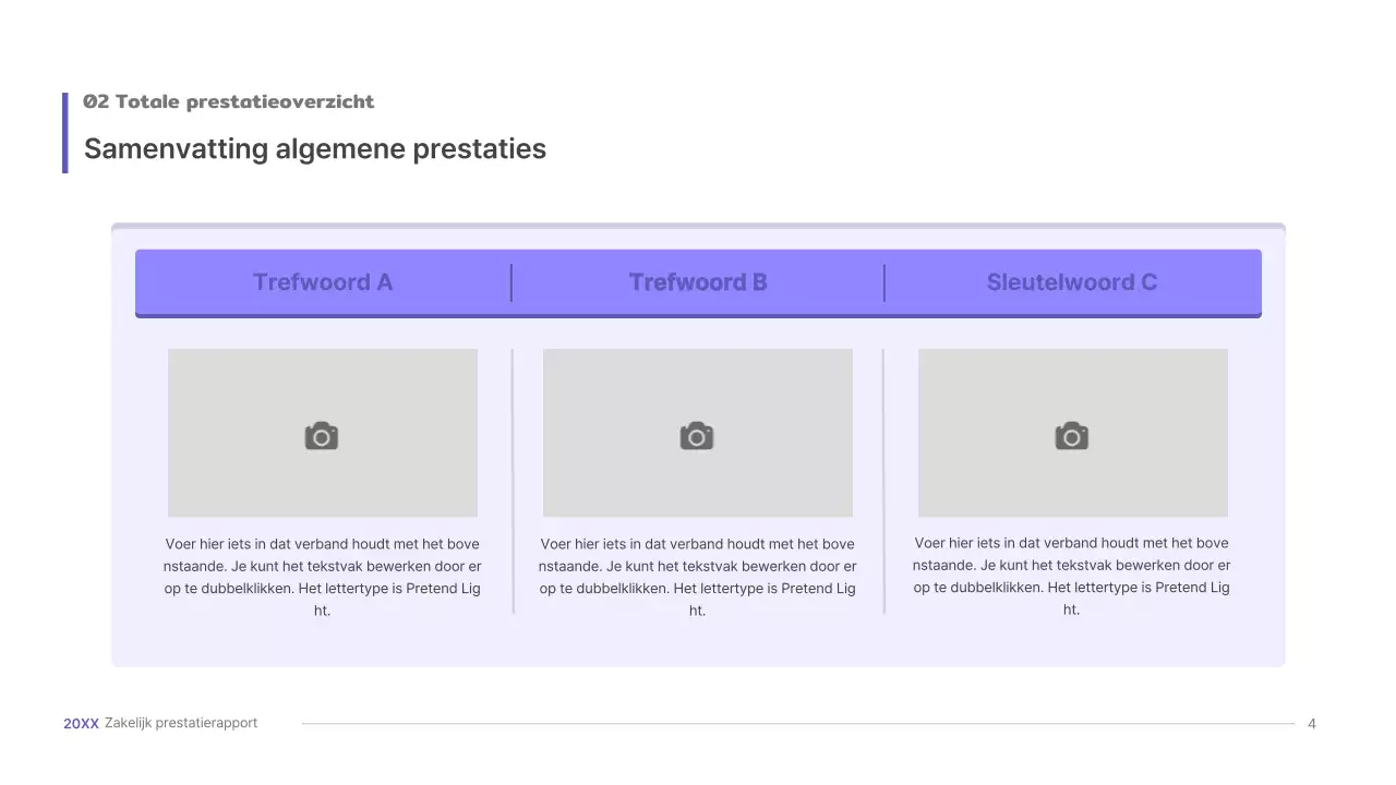 Paarse, driedimensionale UI-concept zakelijke presentatie kit