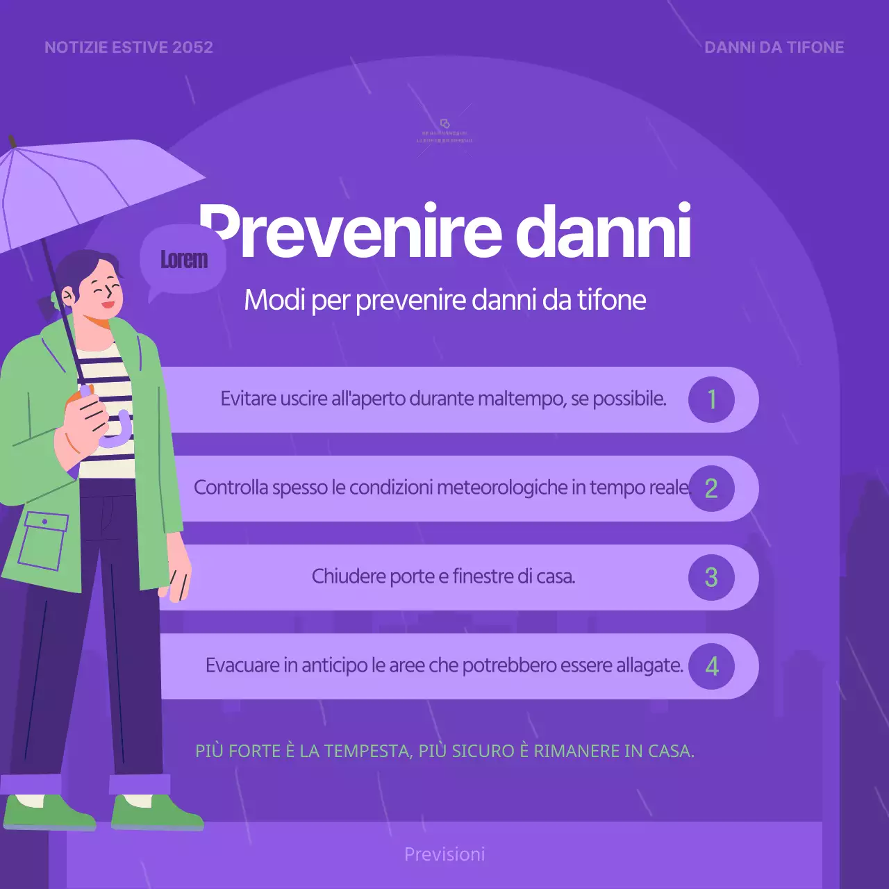 Come prevenire i danni dei tifoni viola e chartreuse
