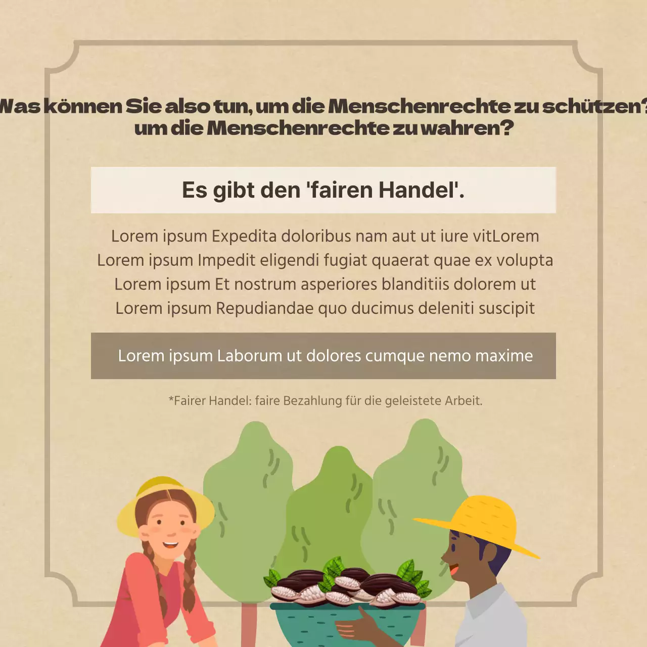 Duclass Weltmenschenrechtstag KarteNews Design