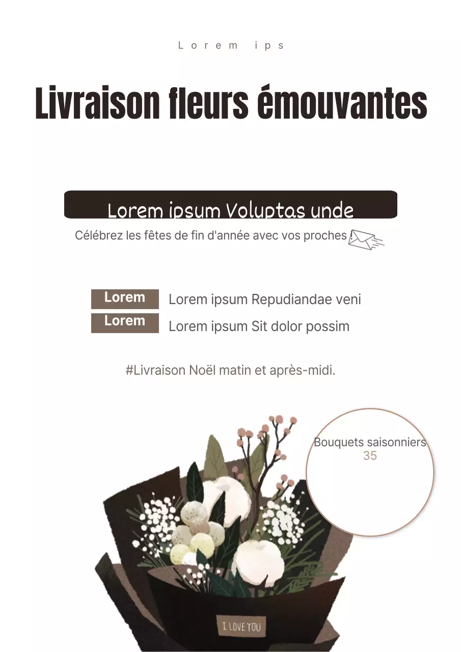 Livraison de fleurs