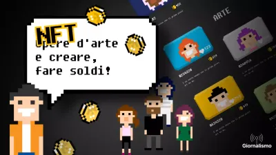 Come fare soldi con il concetto di pixel art nero NFT miniatura YouTube