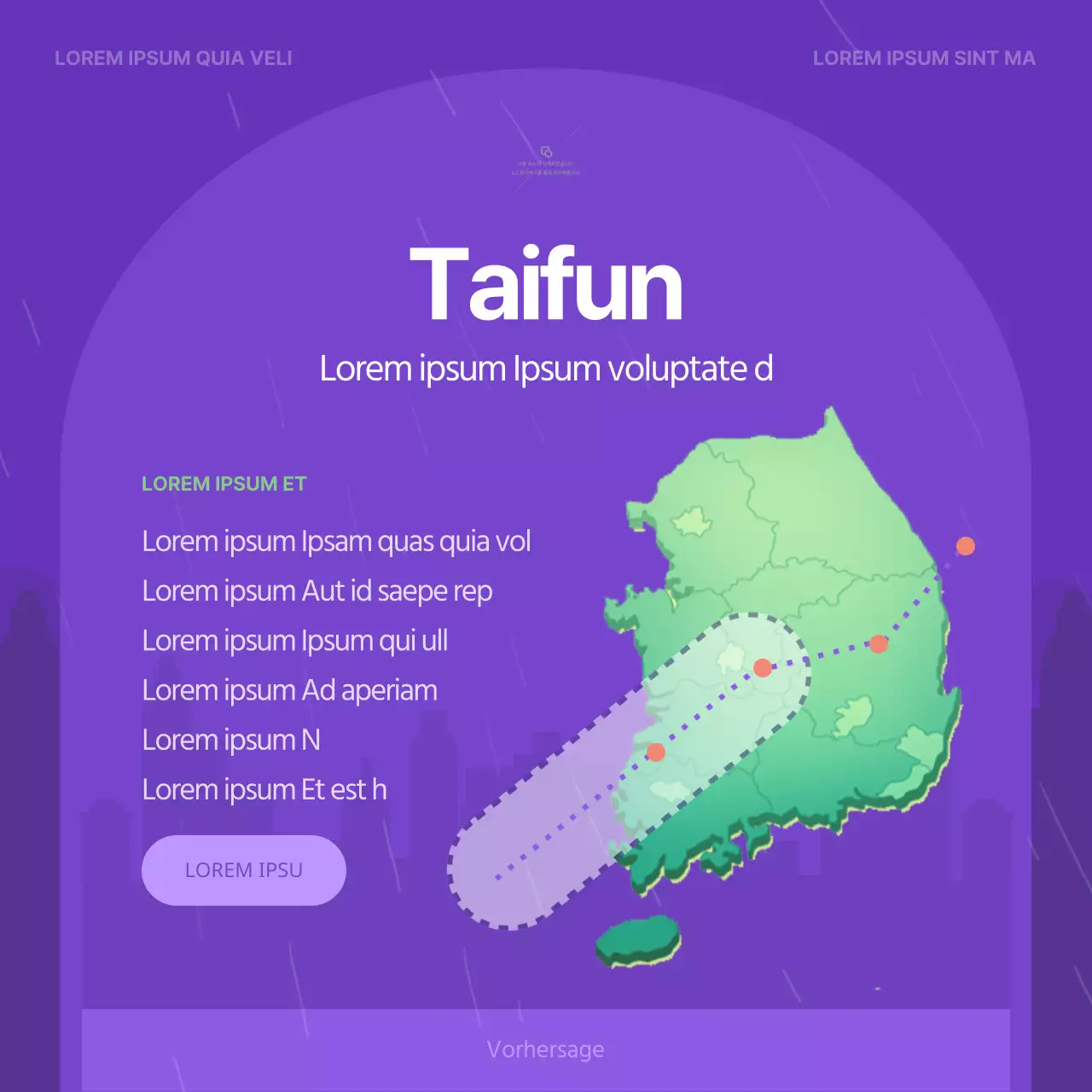 Wie man Schäden durch violette und graublaue Taifune verhindert